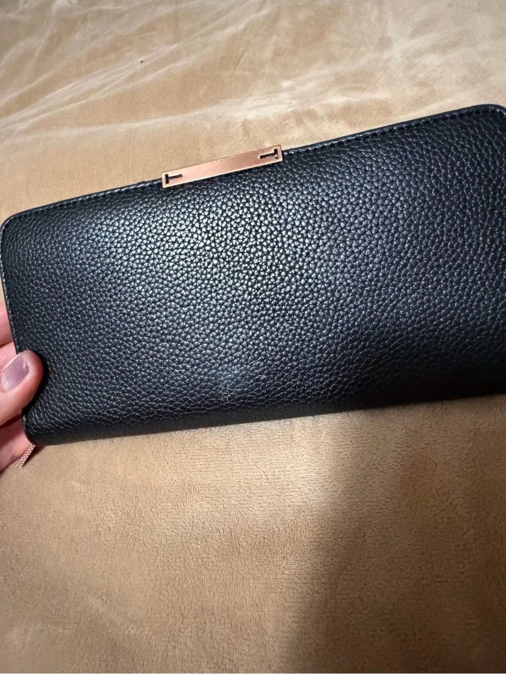 Ted Baker Jade Sunken Zip Matinee Leather Continental Wallet